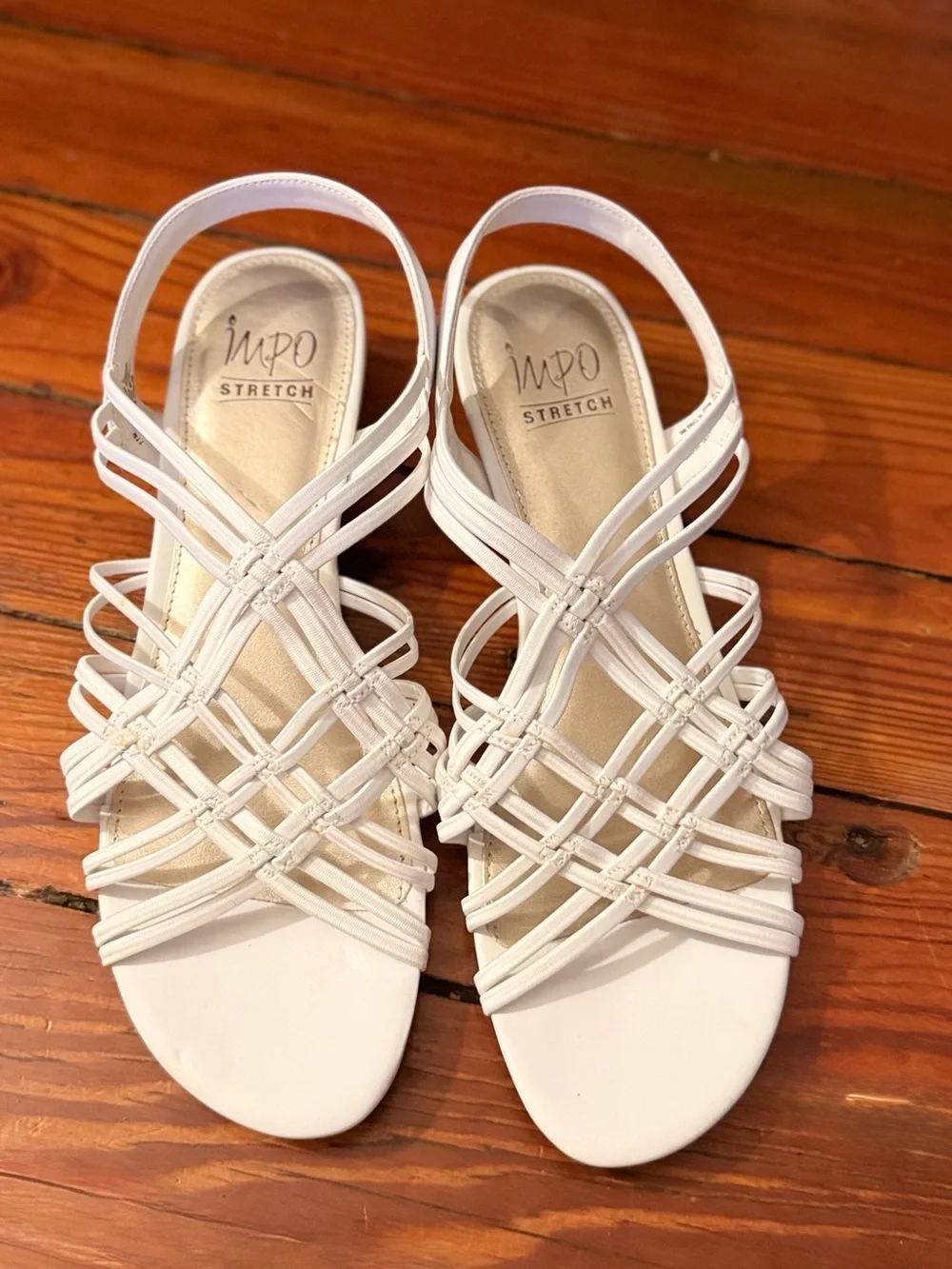 Set of two Impo Womens Gatrina Embellish Wedge Sandals Size 10